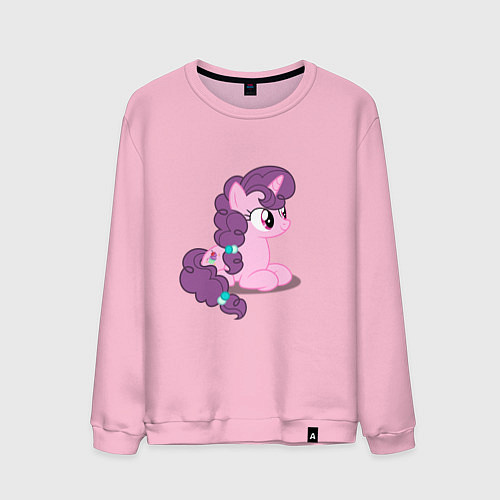 Мужской свитшот Pony Pink Mammal Purple - Litt / Светло-розовый – фото 1