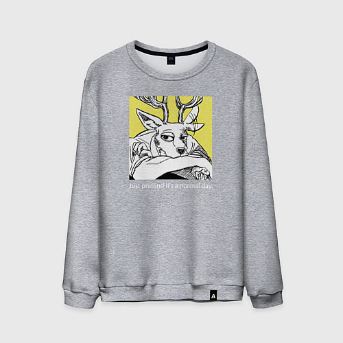 Мужской свитшот Beastars Louis Луис / Меланж – фото 1