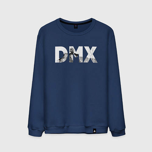 Мужской свитшот DMX - Earl Simmons / Тёмно-синий – фото 1