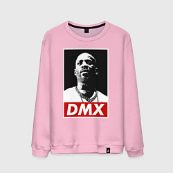 Свитшот хлопковый мужской Rapper DMX, цвет: светло-розовый