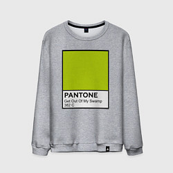 Свитшот хлопковый мужской Shrek: Pantone Color, цвет: меланж