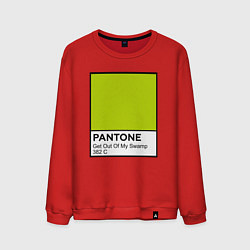 Свитшот хлопковый мужской Shrek: Pantone Color, цвет: красный