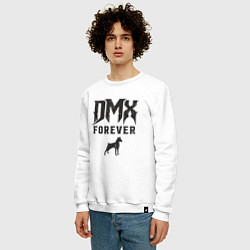 Свитшот хлопковый мужской DMX Forever, цвет: белый — фото 2