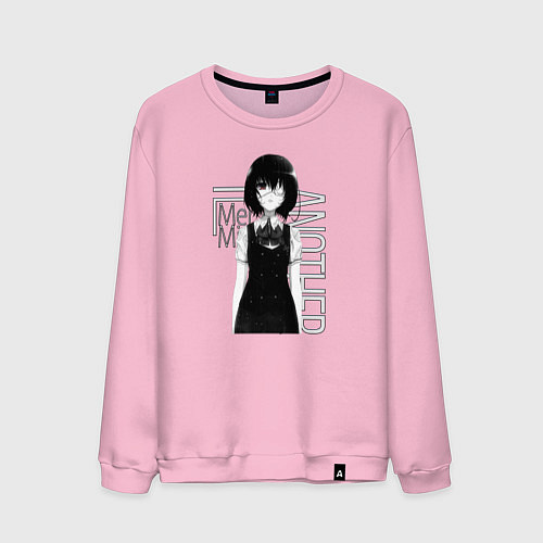 Мужской свитшот Иная Мэй Мисаки / Светло-розовый – фото 1