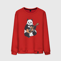 Мужской свитшот Панда гитарист Panda Guitar