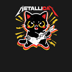 Свитшот хлопковый мужской METALLICAT, цвет: черный — фото 2