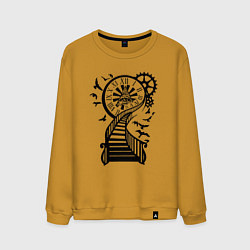 Мужской свитшот Всевидящее око времени