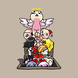 Свитшот хлопковый мужской THE BINDING OF ISAAC, цвет: миндальный — фото 2
