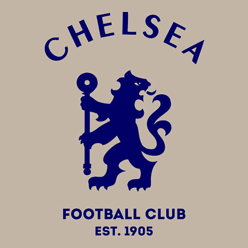 Мужской свитшот Chelsea Est. 1905 / Миндальный – фото 3