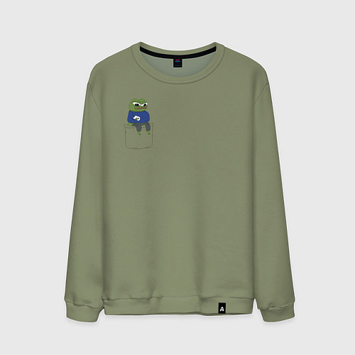 Мужской свитшот Pepe Thinking room / Авокадо – фото 1