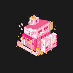 Свитшот хлопковый мужской Кавай, цвет: черный — фото 2