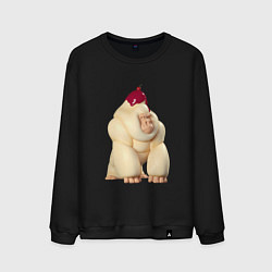 Мужской свитшот Кремовая Горилла