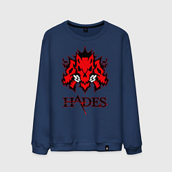 Свитшот хлопковый мужской Hades, цвет: тёмно-синий