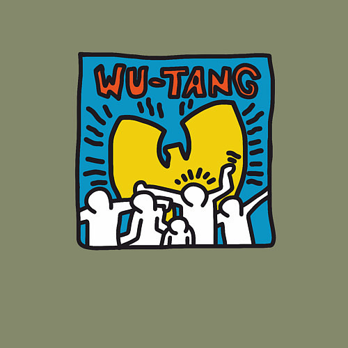 Мужской свитшот Wu-Tang People / Авокадо – фото 3