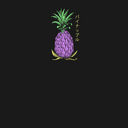 Свитшот хлопковый мужской Ананас, цвет: черный — фото 2