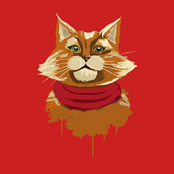 Свитшот хлопковый мужской Рыжий Кот, цвет: красный — фото 2