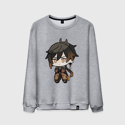 Мужской свитшот Чиби Чжун Ли / Меланж – фото 1