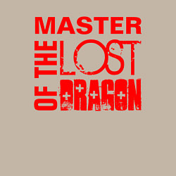 Свитшот хлопковый мужской MASTER OF THE LOST DRAGON3, цвет: миндальный — фото 2