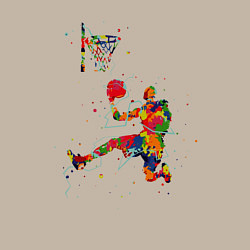 Свитшот хлопковый мужской Dream Basket, цвет: миндальный — фото 2