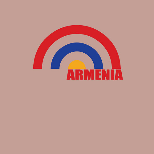 Мужской свитшот Армения Armenia / Пыльно-розовый – фото 3