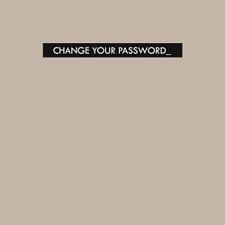 Свитшот хлопковый мужской Change your password, цвет: миндальный — фото 2