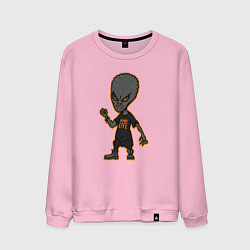 Свитшот хлопковый мужской Alien Trainspotting, цвет: светло-розовый
