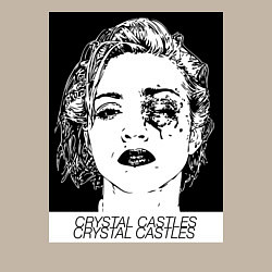 Свитшот хлопковый мужской Crystal castles, цвет: миндальный — фото 2