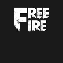 Свитшот хлопковый мужской FREEFIRE FF WHITE LOGO Z, цвет: черный — фото 2