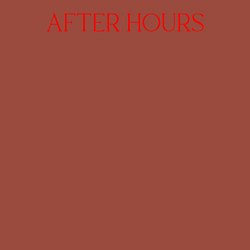 Свитшот хлопковый мужской AFTER HOURS - THE WEEKND, цвет: кирпичный — фото 2