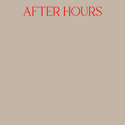 Свитшот хлопковый мужской AFTER HOURS - THE WEEKND, цвет: миндальный — фото 2