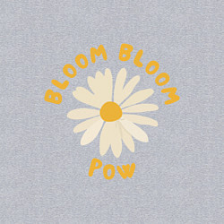 Свитшот хлопковый мужской THE BOYZ Bloom Bloom Pow Cute, цвет: меланж — фото 2