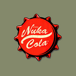 Свитшот хлопковый мужской Nuka Cola Fallout, цвет: авокадо — фото 2