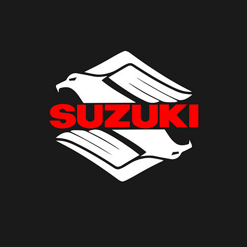 Мужской свитшот SUZUKI СУЗУКИ МОТОСПОРТ / Черный – фото 3
