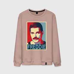 Свитшот хлопковый мужской Freddie, цвет: пыльно-розовый