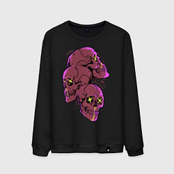 Мужской свитшот Pink punk skulls