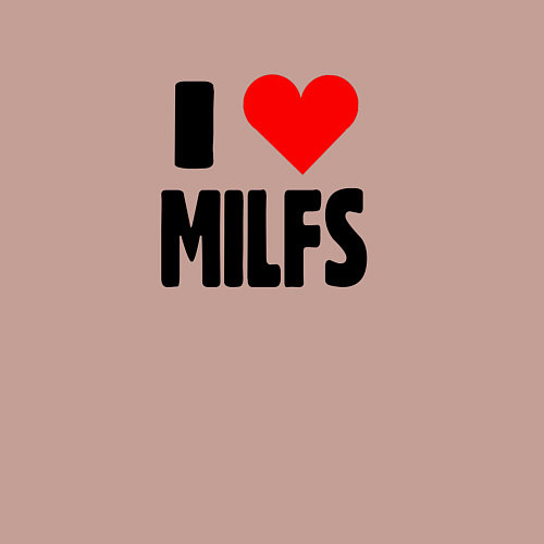 Мужской свитшот Milf hunter / Пыльно-розовый – фото 3