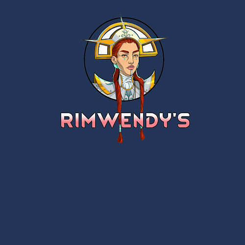 Мужской свитшот RimWorld римворлд / Тёмно-синий – фото 3