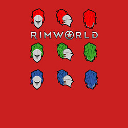 Свитшот хлопковый мужской RimWorld римворлд, цвет: красный — фото 2