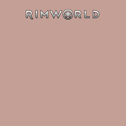 Свитшот хлопковый мужской RimWorld logo, цвет: пыльно-розовый — фото 2