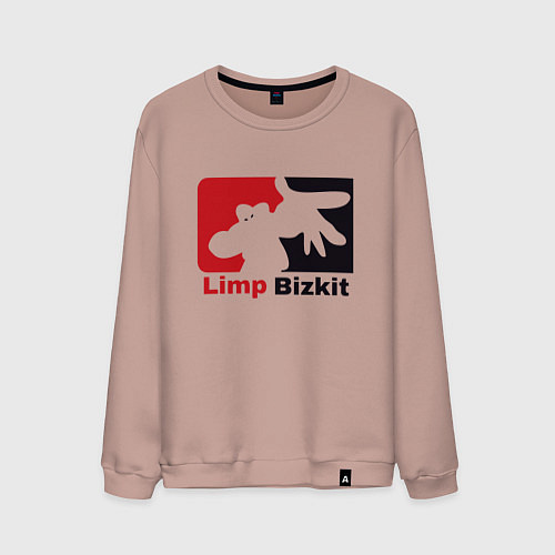 Мужской свитшот Limp Bizkit / Пыльно-розовый – фото 1