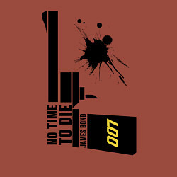 Свитшот хлопковый мужской Не время умирать Джеймс Бонд, цвет: кирпичный — фото 2