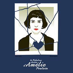 Свитшот хлопковый мужской Amelie, цвет: тёмно-синий — фото 2