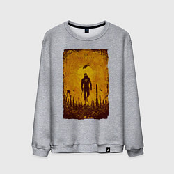 Свитшот хлопковый мужской FREEMAN HALF-LIFE 2 Z, цвет: меланж