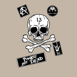 Свитшот хлопковый мужской Как у КНЯZZя Король и Шут, цвет: миндальный — фото 2