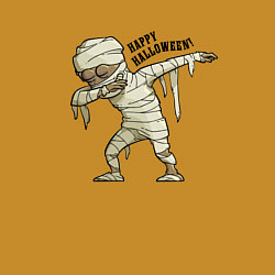 Свитшот хлопковый мужской Happy Halloween, цвет: горчичный — фото 2