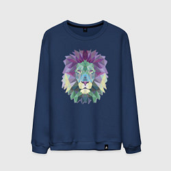 Свитшот хлопковый мужской Lion, цвет: тёмно-синий