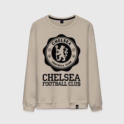 Свитшот хлопковый мужской Chelsea FC: Emblem, цвет: миндальный