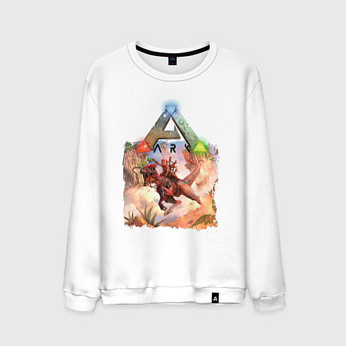 Мужской свитшот Ark Survival АРК СУРВИВАЛ Z / Белый – фото 1