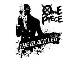 Свитшот хлопковый мужской THE BLACK LEG - SANJI, цвет: белый — фото 2