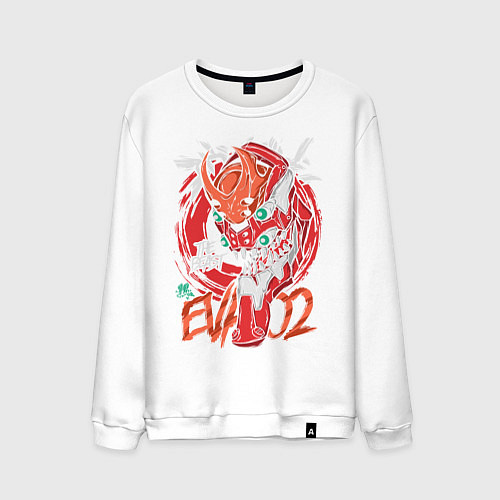 Мужской свитшот EVA 02 / Белый – фото 1